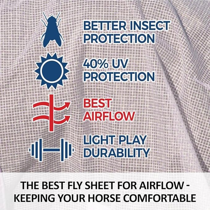 Schneiders Ripstop Nylon Mesh II Horse Fly Sheets | Optimal Airflow &amp; UV Protection