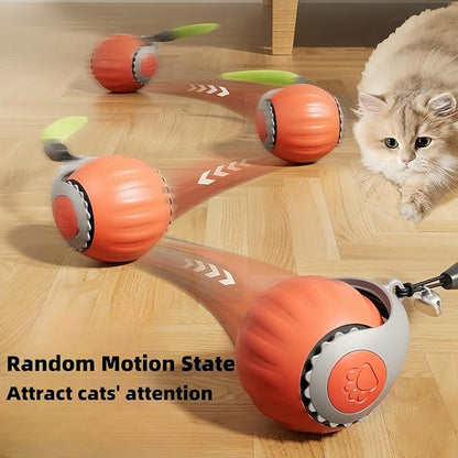 Upgraded speedy tail 2.0 cat toys Indoor Cat Interactive Toy: Sensor Cat Teasing Ball, Pet Electronic Chasing and Exercise Toy, Specially Designed for Bored Cats, Two Modes &amp; One-Click Switching