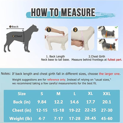 Lukovee Recovery Suit for Dogs, Onesie Surgery Recovery Suit for Female Male Dogs, Abdominal Wounds Cone E-Collar Alternative Prevent Licking Spay Recovery Suit (Pink,Medium)