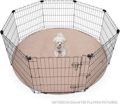 Paw Inspired Round Washable Pee Pad for Dogs | Reusable Puppy Pad for Potty Training, Whelping, Waterproof Mat | Leakproof, Non-Slip Liner (60" Extra Large Size, 1 Pack)