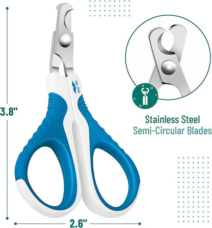 Mr. Pen Cat Nail Trimmer - Blue &amp; White, Cat &amp; Kitten Nail Clipper, Pet Claw Trimmer for Small Dogs