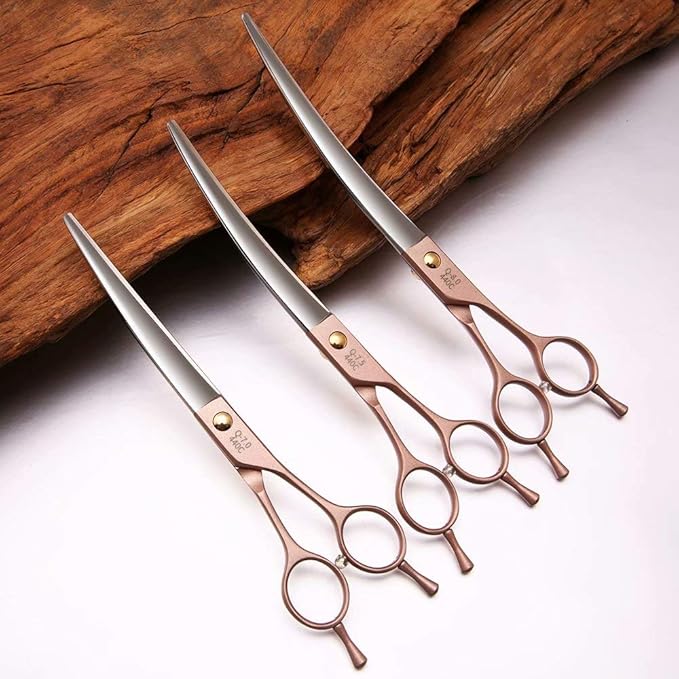 Fenice Peak Professional Curved Dog Grooming Scissors 7.5&