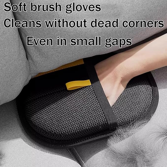 Pet Hair Removal Glove - Cat &amp; Dog Electrostatic Hair Remover Grooming Glove,Suitable for All Pets 2Pcs