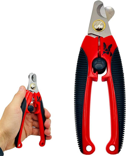 Warren London Dog Nail Clippers – Large Breed Nail Trimmer with Stainless Steel Blade, Safety Guard &amp; Non-Slip Handle | Professional Grooming Tool for All Dog Sizes