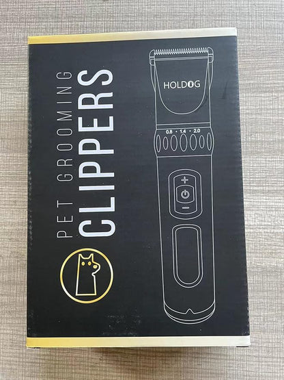 Dog Clippers Professional Heavy Duty Grooming Clipper 3-Speed Low Noise High Power Rechargeable Cordless Pet Tools for Small &amp; Large Dogs Cats Pets with Thick Coats