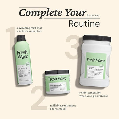 Fresh Wave Original Scent Odor Removing Gel Refill, 63 oz. | Safer Odor Absorbers for Home, Cooking, Trash, &amp; Pets Areas | Natural Plant-Based Odor Eliminator