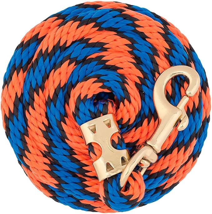 Weaver Equine Performance Lead Rope, Long Horse Lead Rope with Quick Halter Attachment, Soft Comfort Grip, Barn Horse Tack for Daily Use &amp; Showing