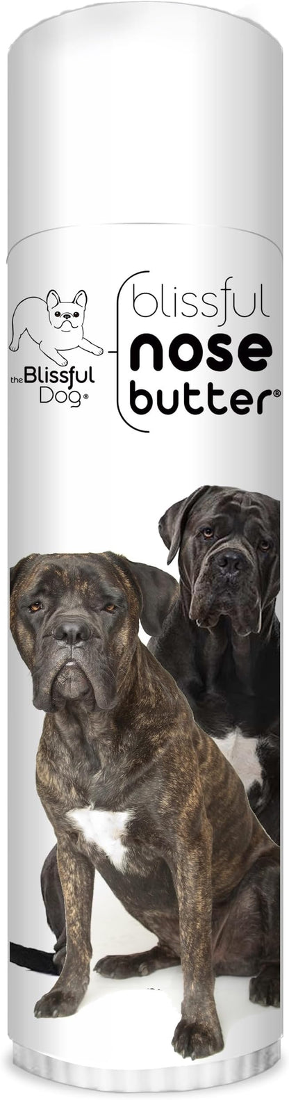 The Blissful Dog Cane Corso Nose Butter for Dry, Cracked Skin, Lick-Safe Dog Nose Balm with Moisturizing Shea Butter, Almond, Olive, and Essential Oils, Pet Supplies, Uncented, 0.50 oz.