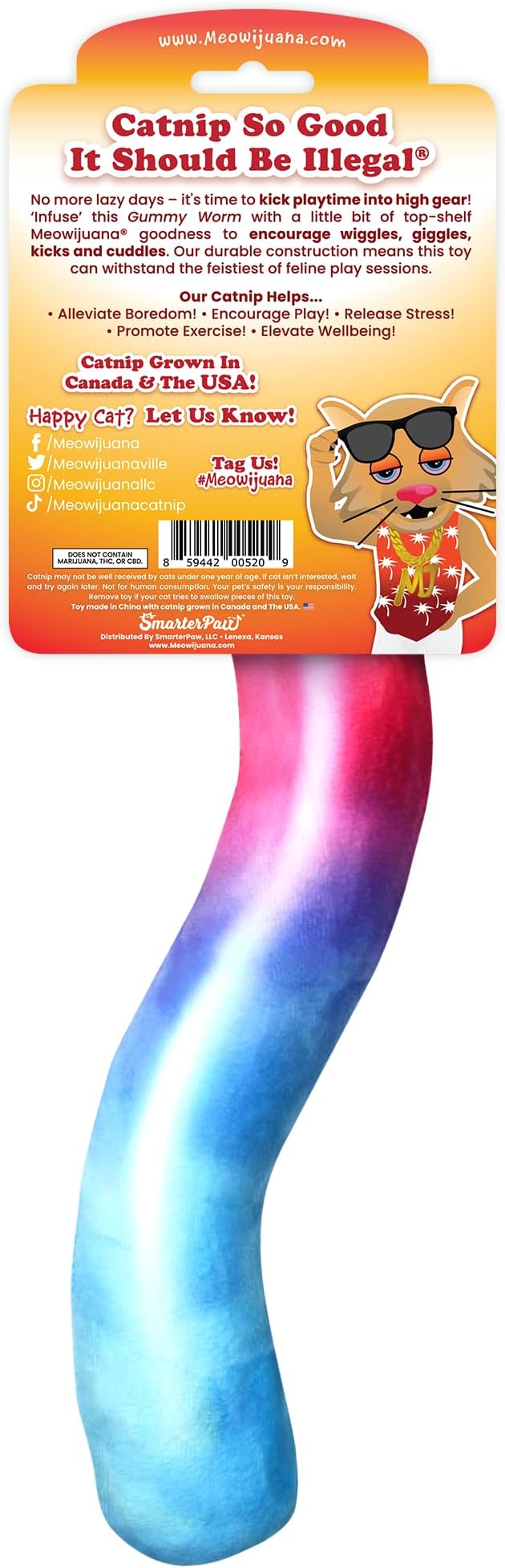 Meowijuana Kicker Toy for Cats | Get Kickin&