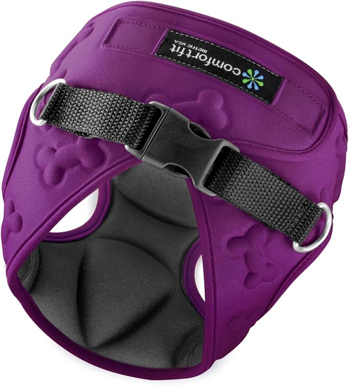 Comfort Fit Dog Harness No Pull No Escape Harness Adjustable Buckles Soft Padded Reflective Choke Step in Dog Vest with Easy Control Handle for Small Medium Large Dogs &amp; Puppies