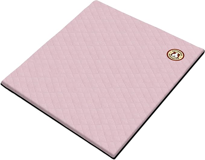 GuineaDad Premium Liner – Fleece Guinea Pig Cage Liner – Ultra-Plush Reusable Fleece Bedding with Waterproof Bottom – Extra Absorbent Liner for 2x2 C&amp;C (Blush)