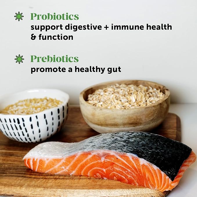 Cat Probiotics Gut + Immune Health Crunchy &amp; Creamy Chews - Digestive Health, Supports Gut Health, Immunity, Healthy Digestion + Cat Constipation Relief - Chicken 30-Day Supply