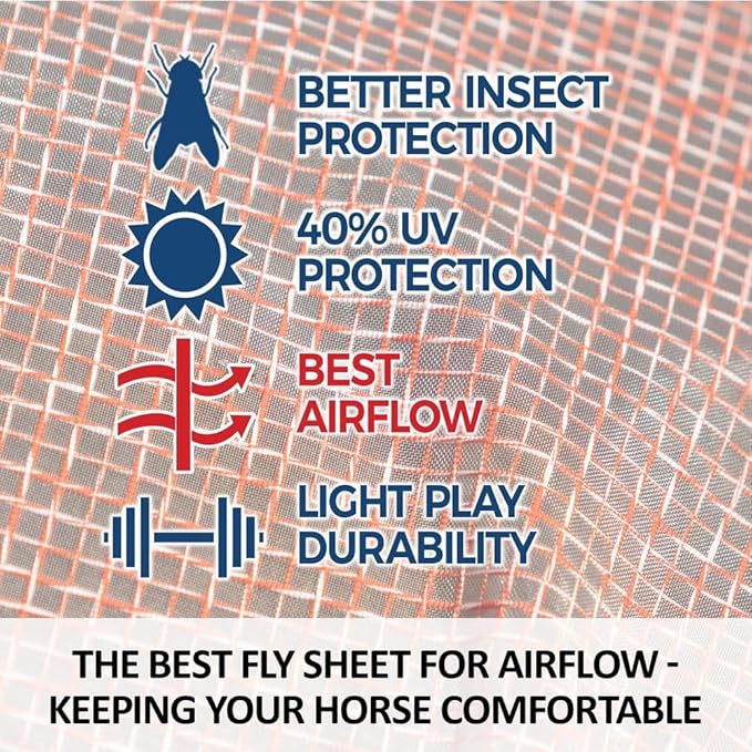 Schneiders Ripstop Nylon Mesh II Horse Fly Sheets | Optimal Airflow &amp; UV Protection