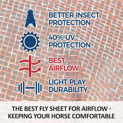 Schneiders Ripstop Nylon Mesh II Horse Fly Sheets | Optimal Airflow &amp; UV Protection