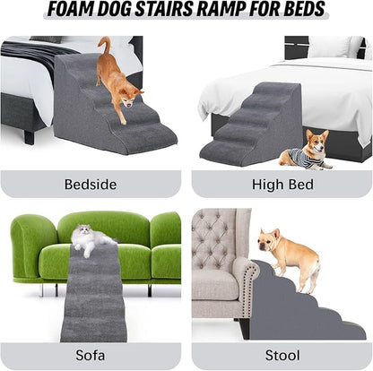 Dog Stairs&amp;Steps for High Beds Up to 28&