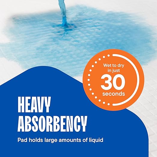 Puppy Pads Pet Pee Pads for Dogs &amp; Puppy Training - 100 Count - Potty Pads for Dogs 22" x 22" Leak-Proof Dog Pee Pads - Quick-Dry Surface - Heavy Duty Absorbent Disposable Dog Wee Pad Bulk Pack