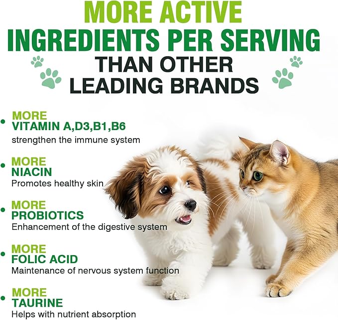 Natural Antibiotics for Dogs and Cats,Antibiotic for Cats,Dog Antibiotics in Drops,Help with Allergies, Itching, Coughs, UTIs,Skin, Coat, Digestion Care,for All Breeds &amp; Ages,Pet Supplements&amp;Vitamins