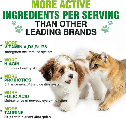 Natural Antibiotics for Dogs and Cats,Antibiotic for Cats,Dog Antibiotics in Drops,Help with Allergies, Itching, Coughs, UTIs,Skin, Coat, Digestion Care,for All Breeds &amp; Ages,Pet Supplements&amp;Vitamins