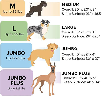 Furhaven Orthopedic Dog Bed for Medium/Small Dogs w/ Removable Bolsters &amp; Washable Cover, For Dogs Up to 35 lbs - Luxe Faux Fur &amp; Performance Linen Sofa - Charcoal, Medium