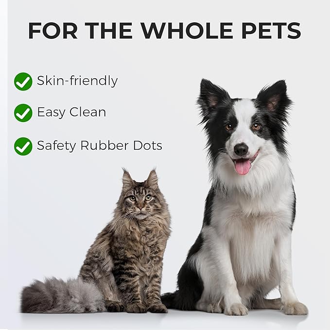 Self Cleaning Slicker Cat Brush - Skin Friendly Shedding Grooming Tool for Dogs &amp; Cats, Pet Supplies Accessories, Deshedding Comb for Short Long Haired Kittens, Massage Function to Removes Loose Fur