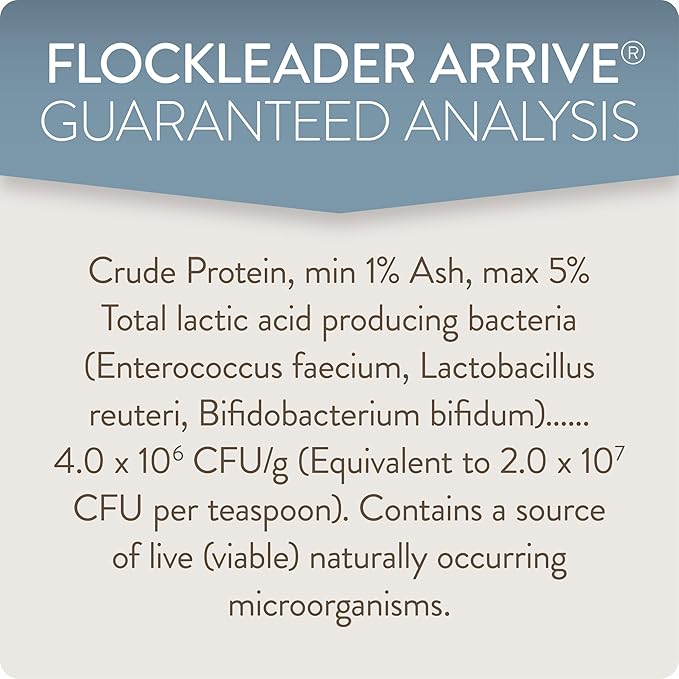 Arrive, Daily Probiotic &amp; Prebiotic Poultry Supplement for Young Chickens 0-8 Weeks Old, 8 oz