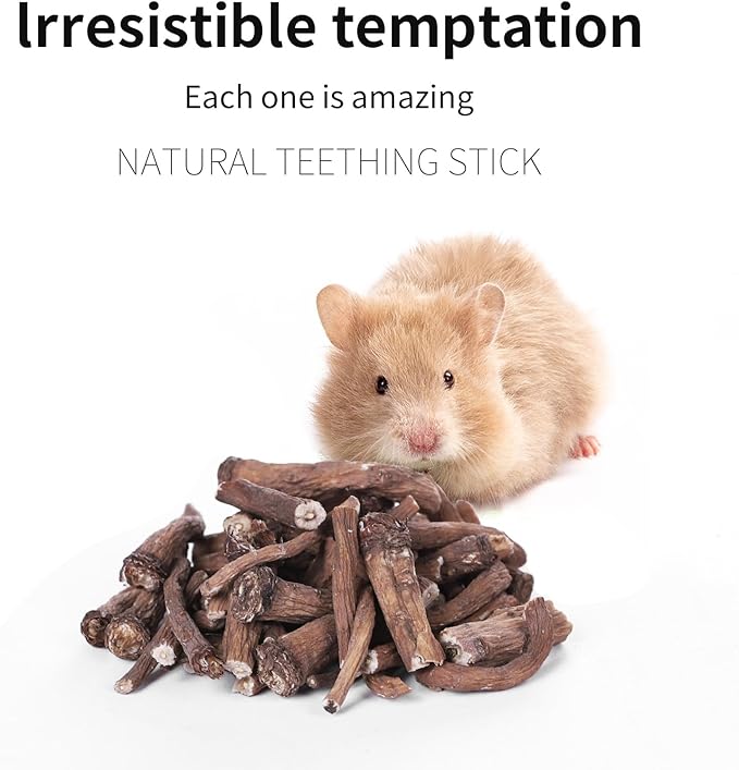 Niteangel Hamster Snack &amp; Treats Toy - Small Animal Natural Treat for Dwarf Syrian Robo Hamsters Gerbils Mice Lemmings Degus or Other Small-Sized Pets