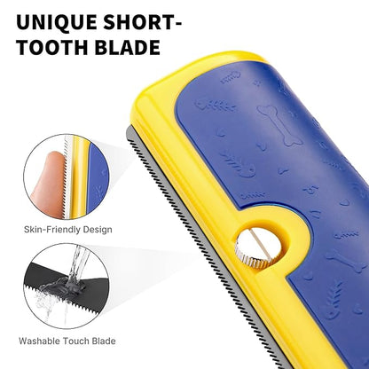 Dog Brush for Shedding, Deshedding Grooming Tool for Dogs &amp; Cats, Pet Hair Remover, Cat Deshedding Comb, Professional Grooming Tool, Easy to Clean, Pet Grooming Brush for Dogs and Cats