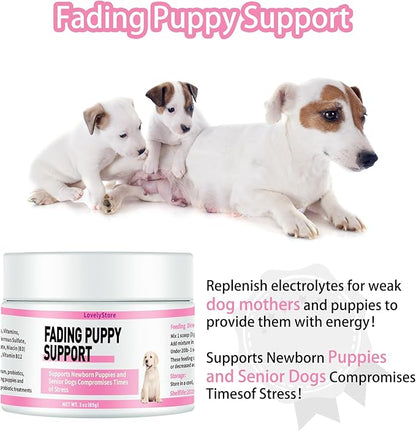 4 in 1 Whelping Kit for Dogs - Whelping Calcium Paste, Probiotic Paste, Fading Puppy Support &amp; Puppy Milk Replacer - Essential Dog Whelping Supplies for Safe Delivery, Strong Puppies &amp; Nursing Support