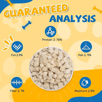 gazeupon Freeze Dried Chicken Treats for Dogs &amp; Cats, Single Ingredient Natural and Healthy Training Treats &amp; Food Topper, High Protein Dog Snacks,10.58 oz