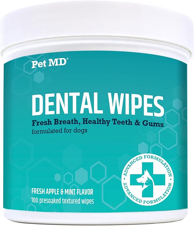 Pet MD Proden PlaqueOff &amp; Dental Wipes for Dogs