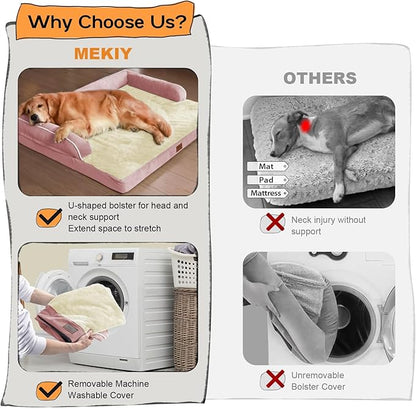 Small Dog Bed and Cat Sofa Waterproof Orthopedic Dog Beds for Small Dogs Cat Bed Comfy Pet Couch Sofa Beds with Washable Removable Cover &amp; Non-Slip Bottom