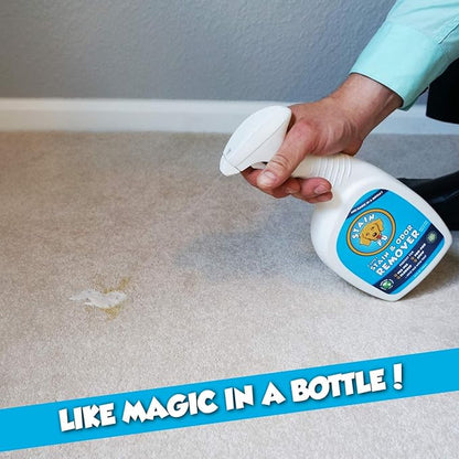 Pro Strength Carpet Odor &amp; Stain Remover Works Like Magic in a Bottle on Tough Urine Feces Vomit and Even red Wine Too! 24 fl.oz