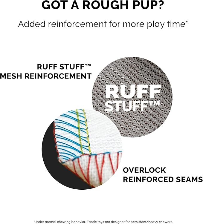 Furhaven Plush Cat Toy w/ Catnip for Indoor Cats, Washable &amp; Durable w/ Refillable Catnip Pocket - Rocket Kicker Plush Toy - White/Blue, One Size