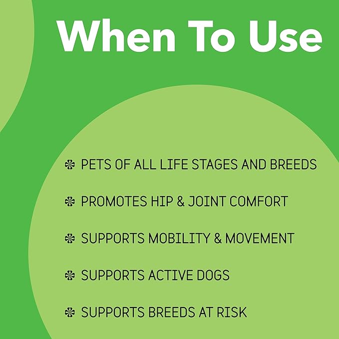 InClover Connectin Natural Hip &amp; Joint Supplement for Dogs with Glucosamine, Chondroitin &amp; Hyaluronic Acid - Tablet for Dog Mobility, Comfort &amp; Active Lifestyle Support, 50 Count