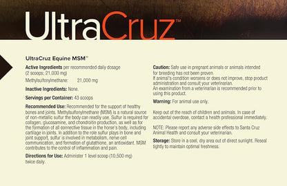 UltraCruz Equine MSM® Powder, 1 lb