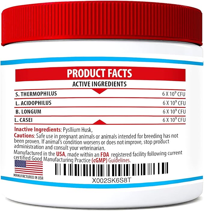 Azovast Plus Kidney Health Supplement for Dogs &amp; Cats, Oral Powder (6 Oz) - (120 Doses/Jar) NO Refrigeration Required - Help Support Kidney Function &amp; Manage Renal Toxins (Made in U.S.A) (6 Oz)