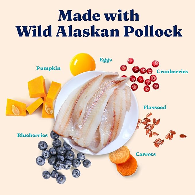 Solid Gold High Protein Dry Cat Food - Grain Free &amp; Gluten Free Alaskan Pollock Cat Dry Food w/Probiotics for Gut Health &amp; Digestion - High Fiber &amp; Omega 3 - Low Carb Superfood Kibble - All Ages -3LB