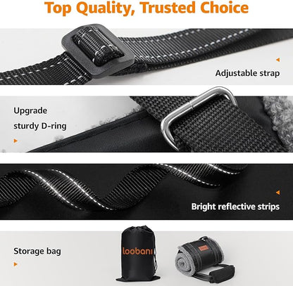 LOOBANI Portable Dog Sling for Back Legs, Hip Support Harness to Help Lift Dogs Rear for Canine Aid and Old K9 Cruciate Ligament Rehabilitation