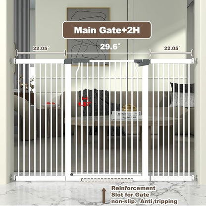 41" Extra Tall and Wide Baby Gate, 74.2-76.7&