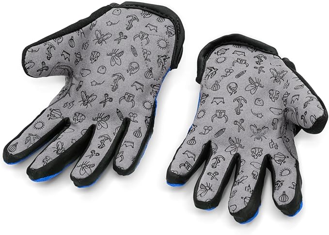 woom TENS Bike Gloves, Child’s &amp; Youth Bicycle Full Finger Protection with Grip for Road Cycling &amp; Mountain Biking (Boys &amp; Girls)