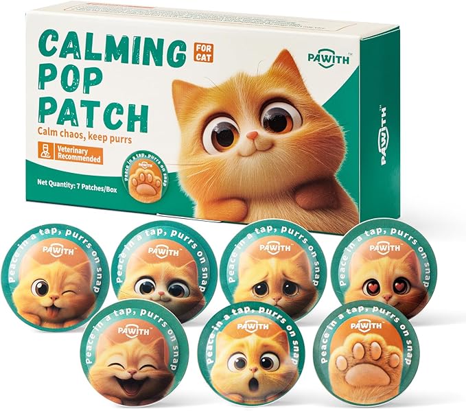 Cat Calming Diffuser – for Travel, Car &amp; Home Use, Pheromone Diffuser for Cats &amp; Kittens to Reduce Anxiety and Stress, No Electricity Needed, Long-Lasting Calming Support (1 Pack)