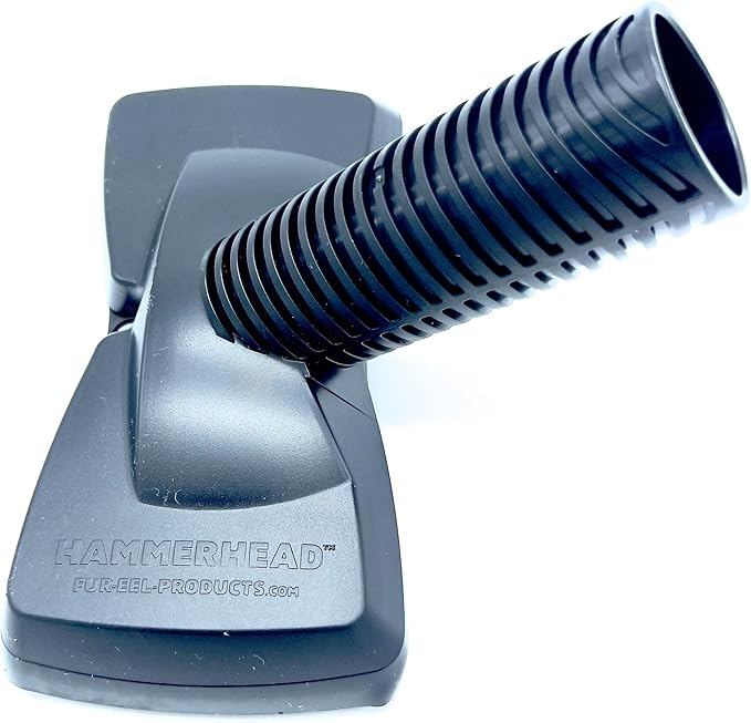 Buff Brite Fur-EEL Hammerhead Pet Hair Remover | Vacuum Attachment for Cars, Stairs &amp; Couches | Removes Sand, Lint &amp; Pet Hair | Compatible with Most Brands
