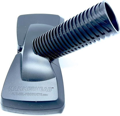 Buff Brite Fur-EEL Hammerhead Pet Hair Remover | Vacuum Attachment for Cars, Stairs &amp; Couches | Removes Sand, Lint &amp; Pet Hair | Compatible with Most Brands