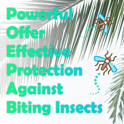 Natural Mosquito Repellent Wipes, DEET Free Insect &amp; Bug Repellent Wipes, Easy to Use, Long Lasting, Travel Sized