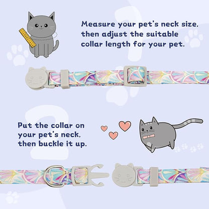 Cat Cone Collar Soft, Adjustable Protective Cats Neck Recovery Cones After Surgery