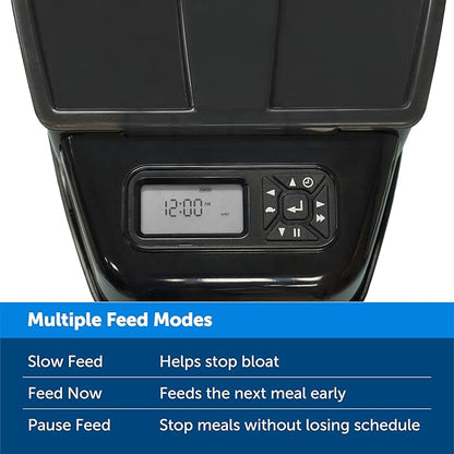 PetSafe Automatic Cat Feeder - Healthy Pet Simply Feed - Automatic Pet Feeder for Cats &amp; Dogs - Timed Pet Feeder with Programmable Portion Control - Holds 24 Cups of Dry or Semi-Moist Dog or Cat Food