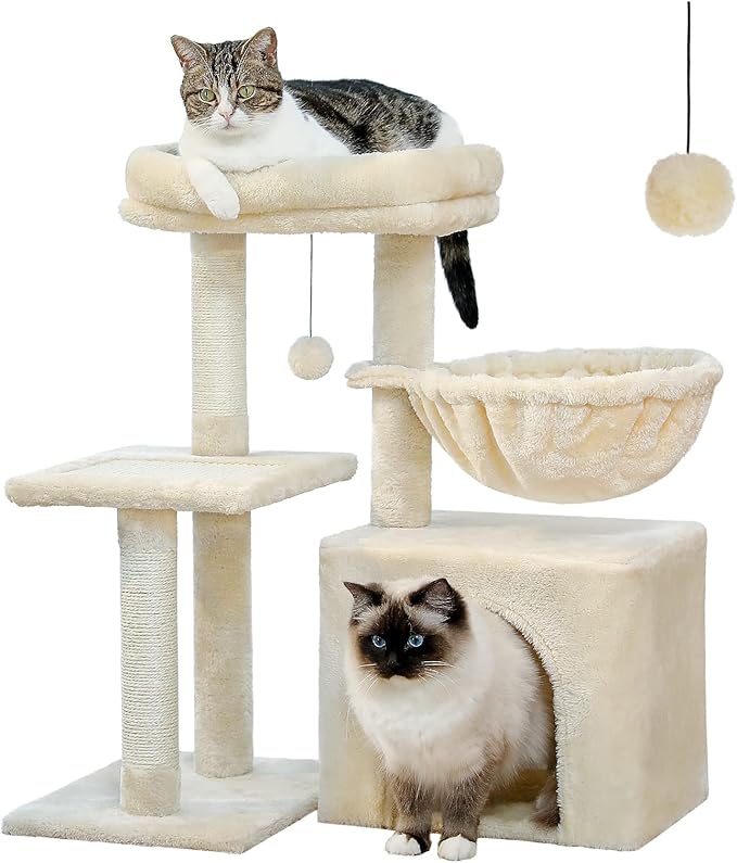 PEQULTI Small Cat Tree, [28.5&