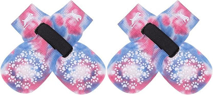 EXPAWLORER Anti Slip Dog Socks to Prevent Licking Paws, Dog Shoes for Hot Pavement, Dog Booties for Small Medium Large Senior Dogs, Traction Control Dog Boots &amp; Paw Protectors for Hardwood Floors