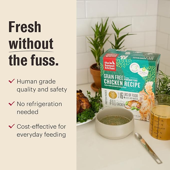 The Honest Kitchen Dehydrated Grain Free Chicken &amp; Fish Cat Food, 4 lb Box