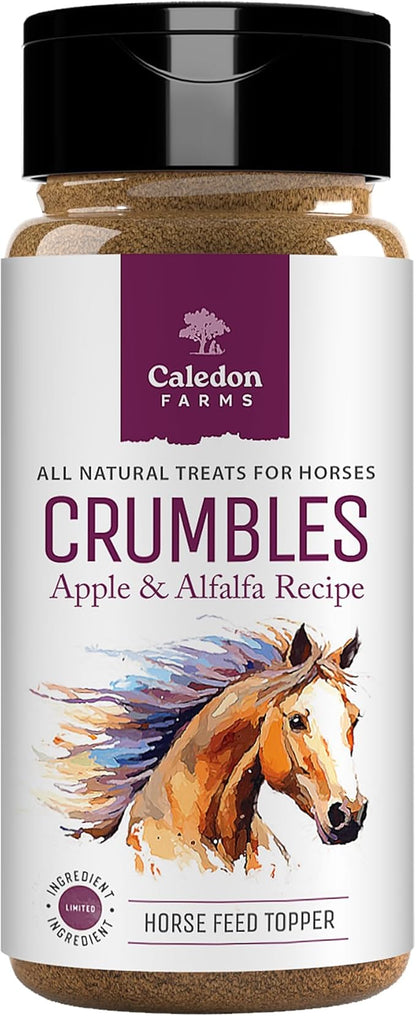 Caledon Farms Crumbles - Apple &amp; Alfalfa Recipe, 10.6oz, Horse Treats